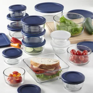 30 Pieces Glass Food Storage Set