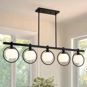 Metal Frame Pendant Light Fixture