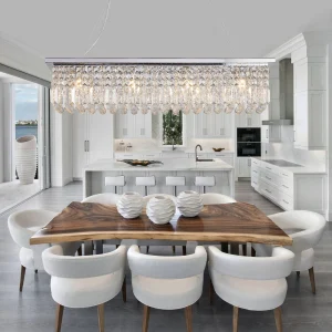 8-Light Modern Crystal Chandelier