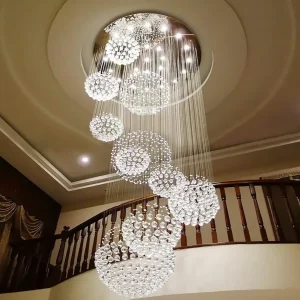 Rain Drop Spiral Pendant Lamp