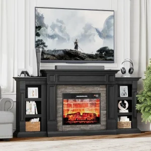 70" Fireplace TV Stand